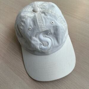 Supreme Gore-Tex S Logo 6 Panel Hat in Natural